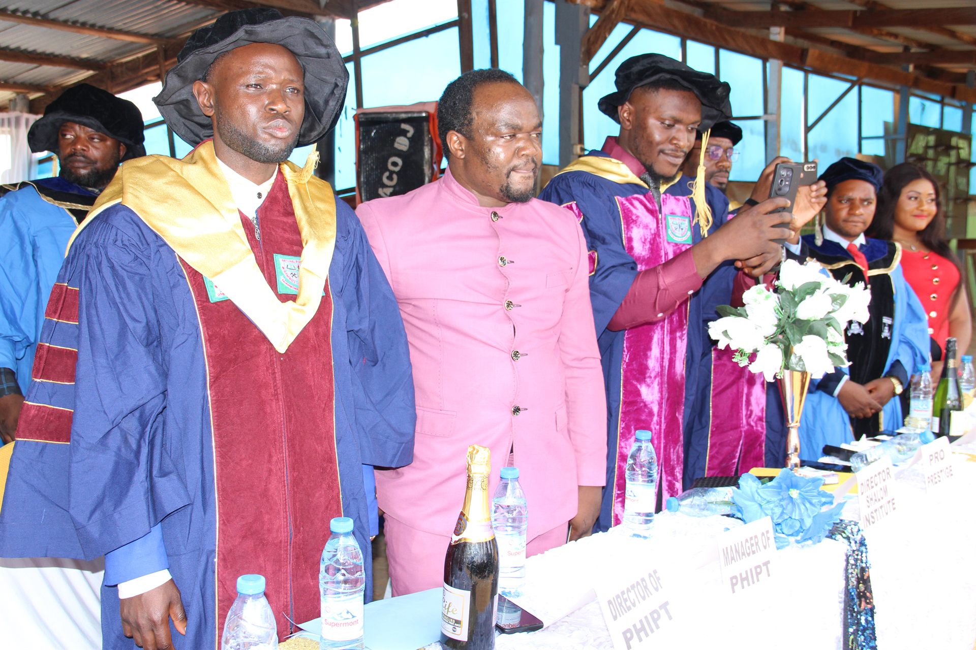 PHIPT Academic Leadership and Dignitaries on Stage